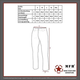 Fox Outdoor Mutande termofunzionali, lunghe, nere