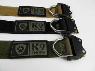 Collare K9 Thorn Delta con fibbia cobra, nero