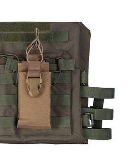 Fondina Mil-Tec Open MOLLE per walkie-talkie, coyote