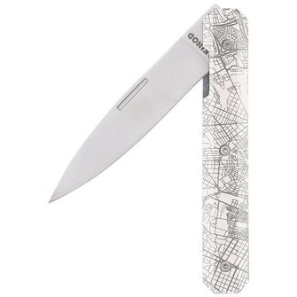 Akinod A03M00010 coltello tascabile 18h07, downtown blanc