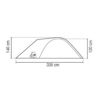 Tenda Coleman Darwin Plus per 4 persone