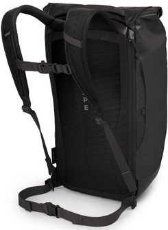 Zaino OSPREY city TRANSPORTER ROLL TOP, nero