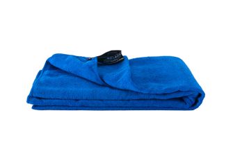 BasicNature Asciugamano in spugna 85 x 150 cm blu