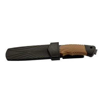 Coltello da cintura Herbertz, 11,7 cm, plastica-gomma nero-marrone