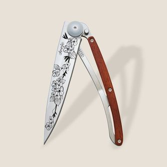 Coltello pieghevole Deejo Tattoo Cherry Blossom coralwood