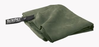 GearAid Asciugamano in microfibra Asciugamani in microfibra con trattamento antibatterico e tasca in rete &#039; 90 x 155 cm muschio