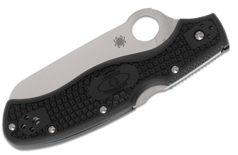 Spyderco Rescue 3 coltello da soccorso tascabile 9,3cm, nero, FRN