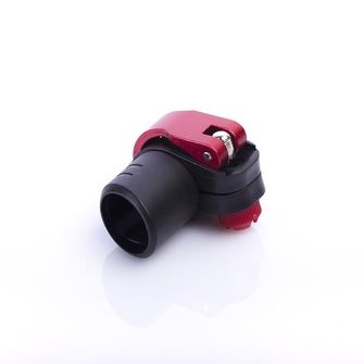 Warp ND - meccanica flip-lock FL-17 plastica nera/leva ALU rossa/dado rosso, per diametro 18 mm