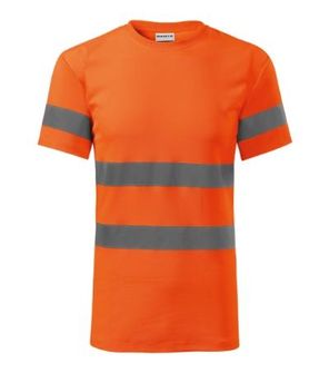 Camicia di sicurezza riflettente Rimeck HV Protect, arancione fluorescente