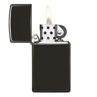 Accendino a benzina Zippo Ebony™ Slim® grigio scuro