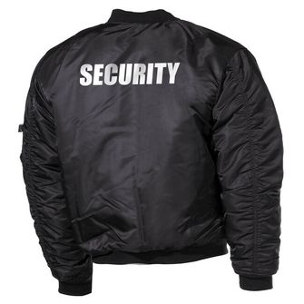 DRAGOWA MA1 Giacca bomber Security, nero