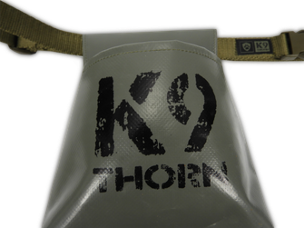 K9 Thorn, marsupio aperto per crocchette, con cintura, oliva
