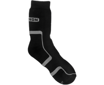 BENNON TREK SOCK calze da trekking, nero/grigio