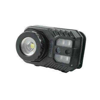 Lampada frontale Technik con gommatura, CREE XPG-2 LED, micro-USB, luce rossa