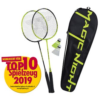 Set badminton Notte magica per 2 giocatori