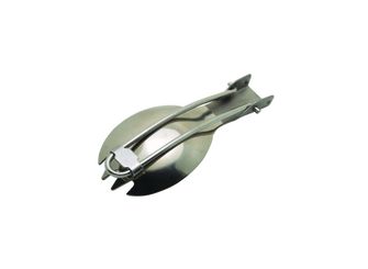 Baladeo PLR087 cucchiaio pieghevole con forchetta, titanio