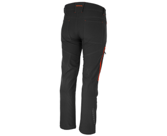 BENNON pantaloni softshell FORCE, nero/rosso