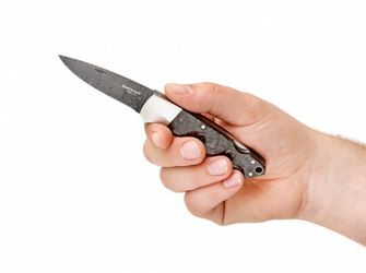 Böker Manufaktur Solingen Damast Annual 2017 coltello da tasca 6,35 cm, damasco