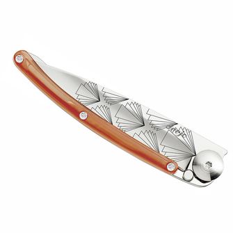 Deejo chiusura coltello tatuaggio arancione Symmetry&amp;quot