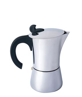 BasicNature Caffettiera espresso in acciaio inox per 2 tazze