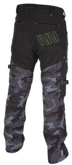 BENNON pantaloni softshell CAMOS, nero/grigio