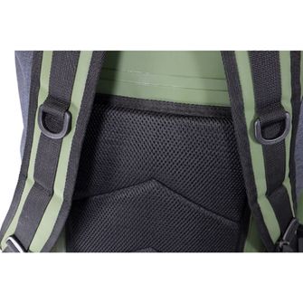 BasicNature Borsa impermeabile 90 L grigio-verde