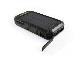 BasicNature 20 20K powerbank con ricarica wireless Qi e pannello solare