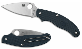 Spyderco UK Penknife coltello da tasca per tutti i giorni 7,5 cm, blu scuro, FRN