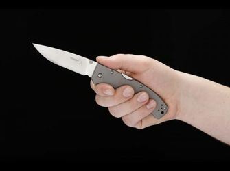Böker Plus Titan Drop coltello tascabile 9,3 cm, titanio