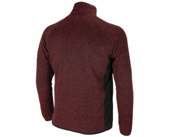 BENNON Felpa con zip ALTOS, rosso