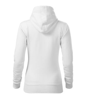 Felpa con cappuccio da donna Malfini Cape, bianco