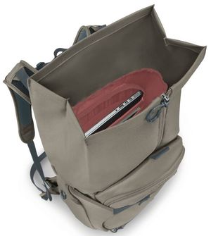 Zaino da città OSPREY METRON ROLL TOP PACK,  tan concrete