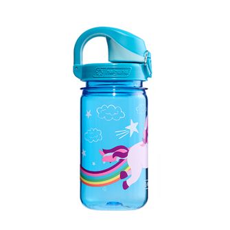 Nalgene Biberon per bambini Grip-n-Gulp Sustain 0,35 L blu unicorno