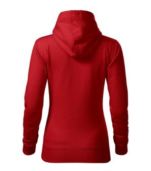 Felpa con cappuccio da donna Malfini Cape, rosso