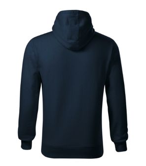 Felpa con cappuccio da uomo Malfini Cape, blu scuro