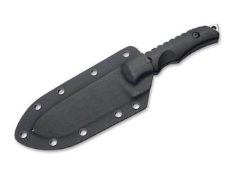 Böker Hermod 2.0 coltello da esterno con fodero, 10,6 cm, nero