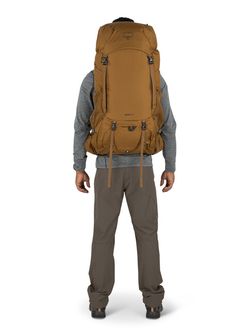 Zaino da trekking OSPREY ROOK 50,  histosol brown/rhino grey