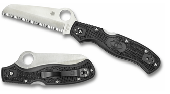 Spyderco Rescue 3 coltello da soccorso tascabile 9,3cm, nero, FRN