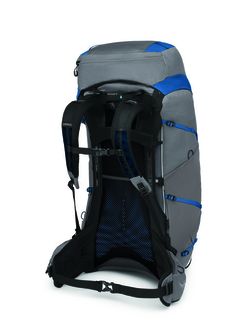 OSPREY Zaino da trekking EXOS PRO 55,  dale grey/agam blue