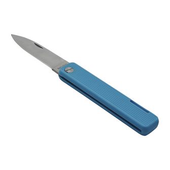 Baladeo ECO356 Papagayo coltello tascabile, lama 7,5 cm, acciaio 420, manico TPE turchese