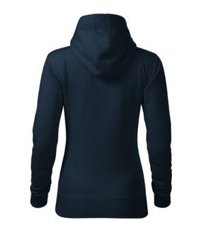 Felpa con cappuccio da donna Malfini Cape, blu scuro