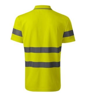 Polo di sicurezza riflettente Rimeck HV Runway, giallo fluorescente