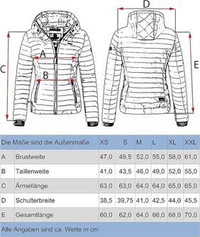 Marikoo Giacca transitoria da donna con cappuccio Samtpfote, corallo