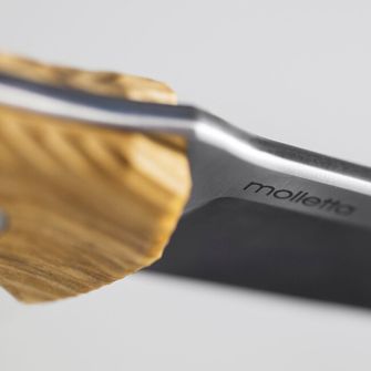 Pugnale medio lungo Lionsteel con manico in legno d&#039;ulivo. M5 UL