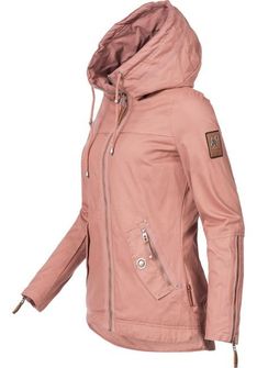 Navahoo Wekoo giacca transitoria da donna con cappuccio, rosa