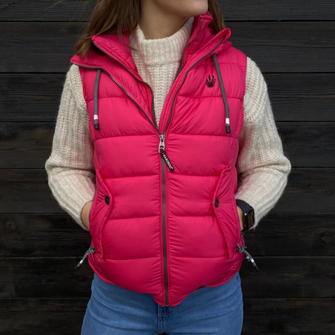 Navahoo KASSIDY Gilet con cappuccio da donna, rosa