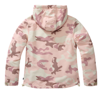 Brandit Giacca a vento Frontzip da donna, candy camo