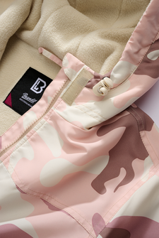 Brandit Giacca a vento Frontzip da donna, candy camo