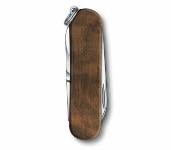 Victorinox Classic SD Wood coltello multifunzione 58 mm, legno di noce, 5 funzioni