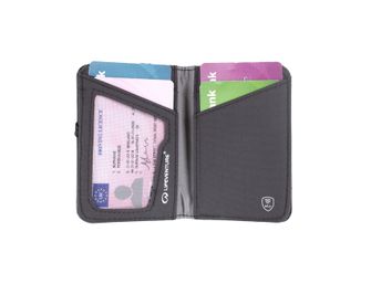 Lifeventure RFID Card Wallet Portafoglio, grigio